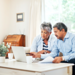 Older couple reviewing their estate plan